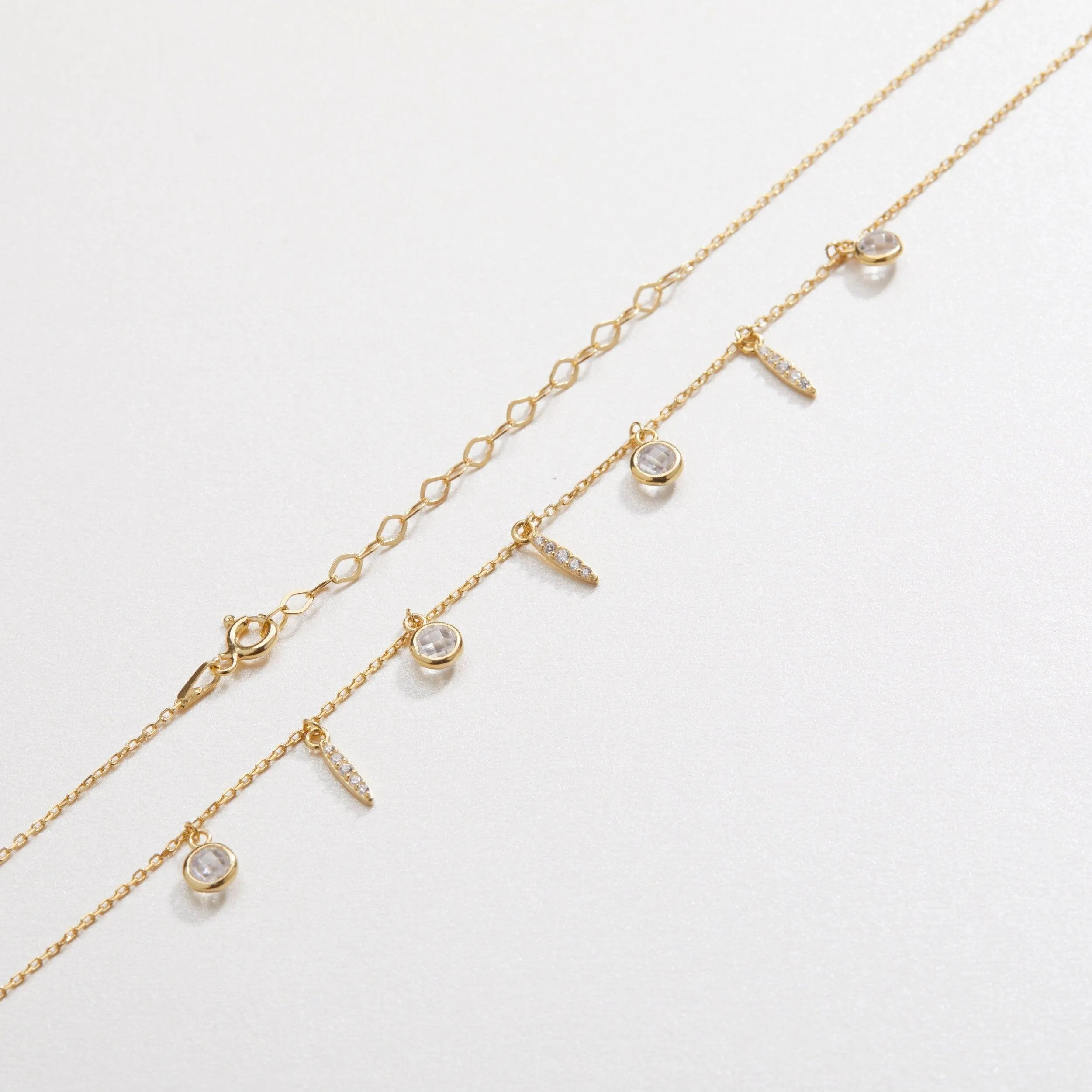Satellite Necklace - 18K Gold Vermeil