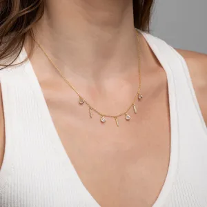 Satellite Necklace - 18K Gold Vermeil