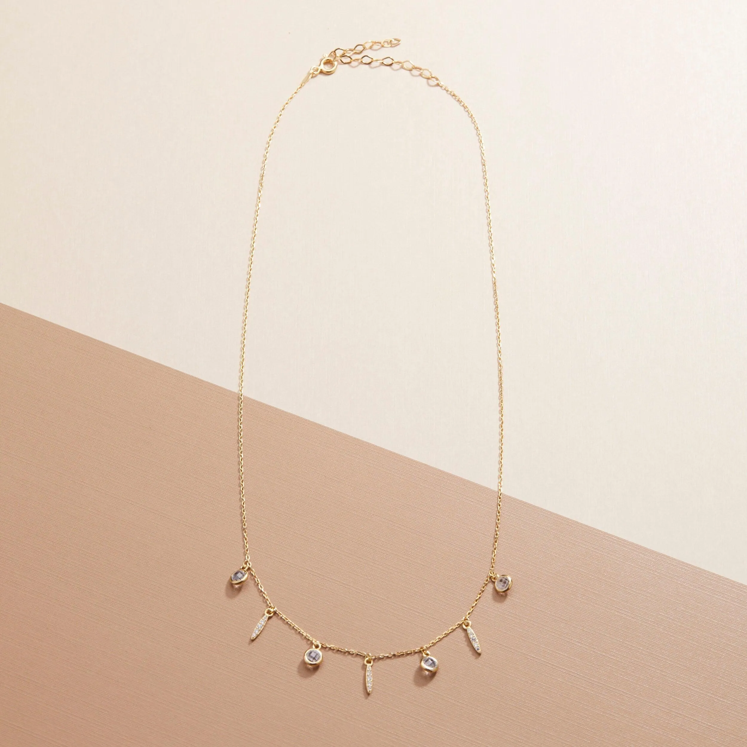 Satellite Necklace - 18K Gold Vermeil