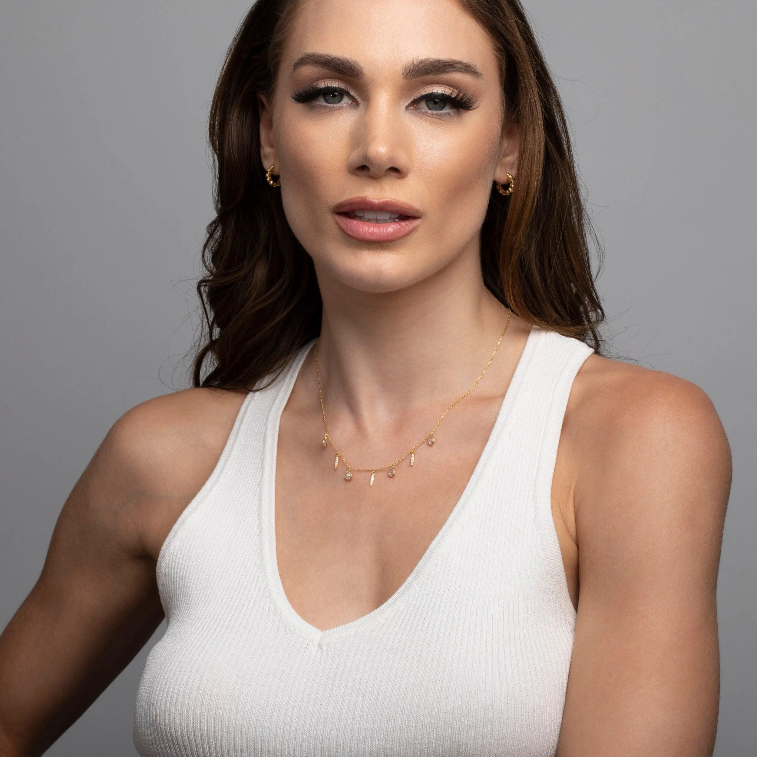 Satellite Necklace - 18K Gold Vermeil