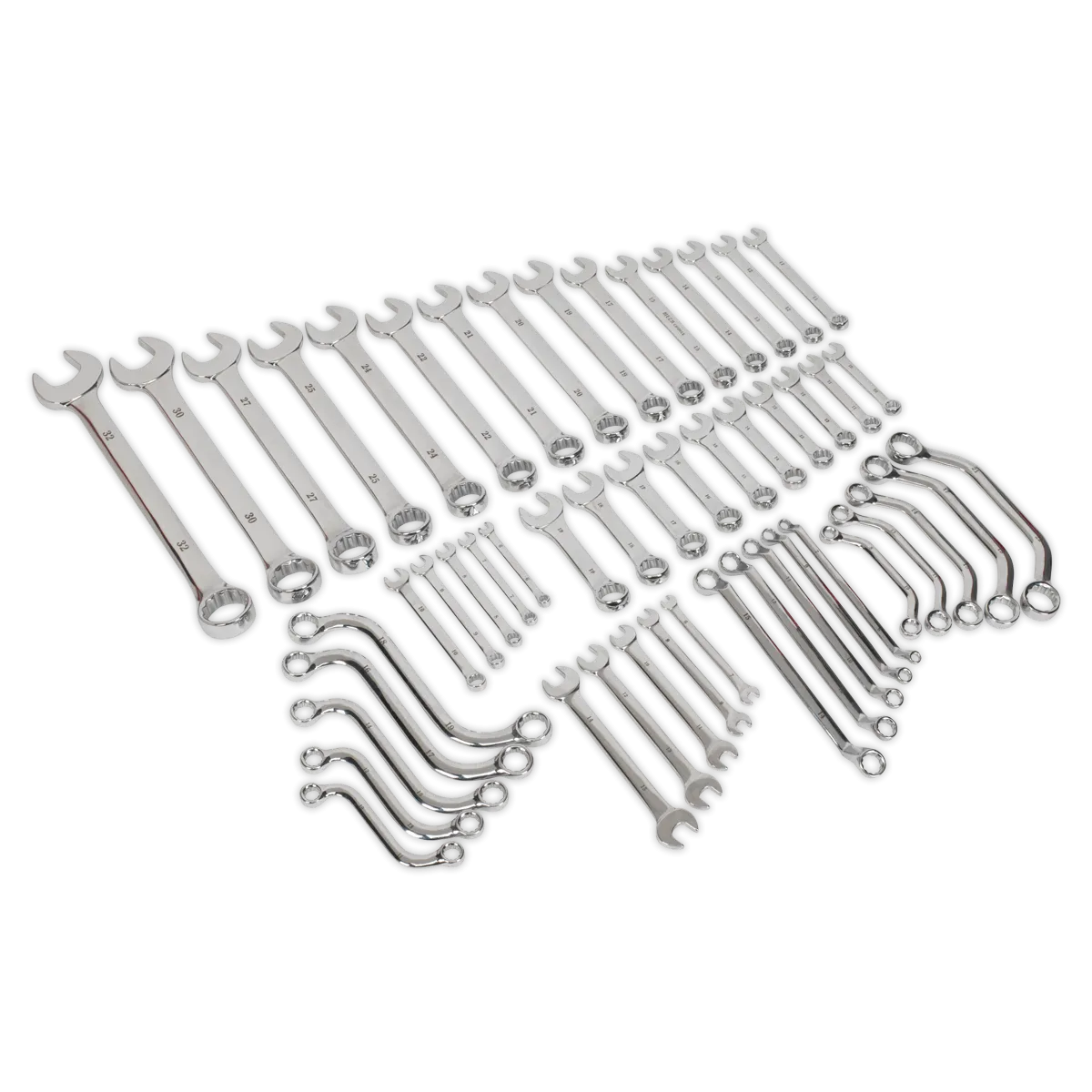 Sealey Multipurpose Spanner Set 50pc Metric