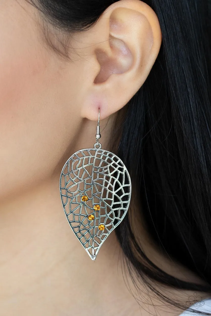 Seasonal Showcase Yellow Paparazzi Earrings