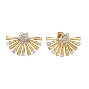 Sensu Diamond Stud Earrings