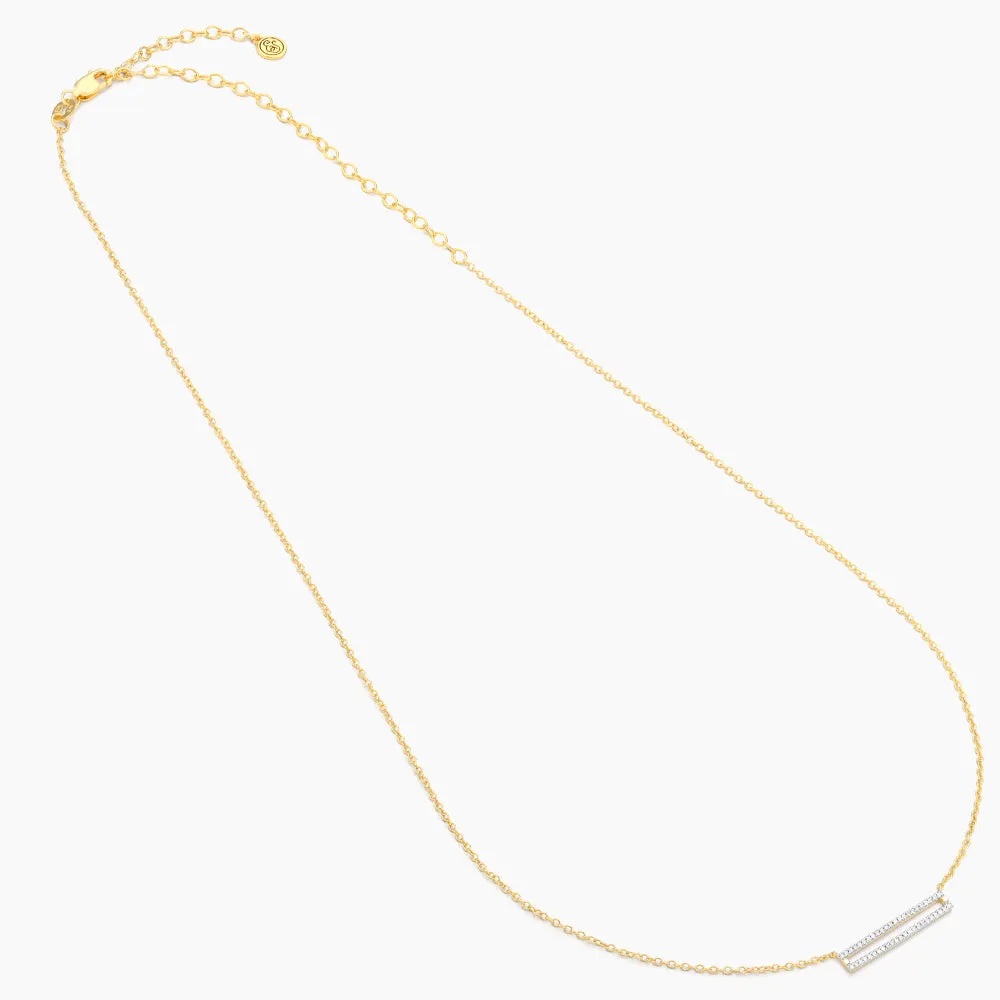 Set the Bar Pendant Necklace