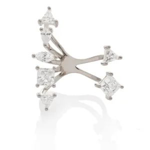 SEVEN SHAPES RING, SILVER