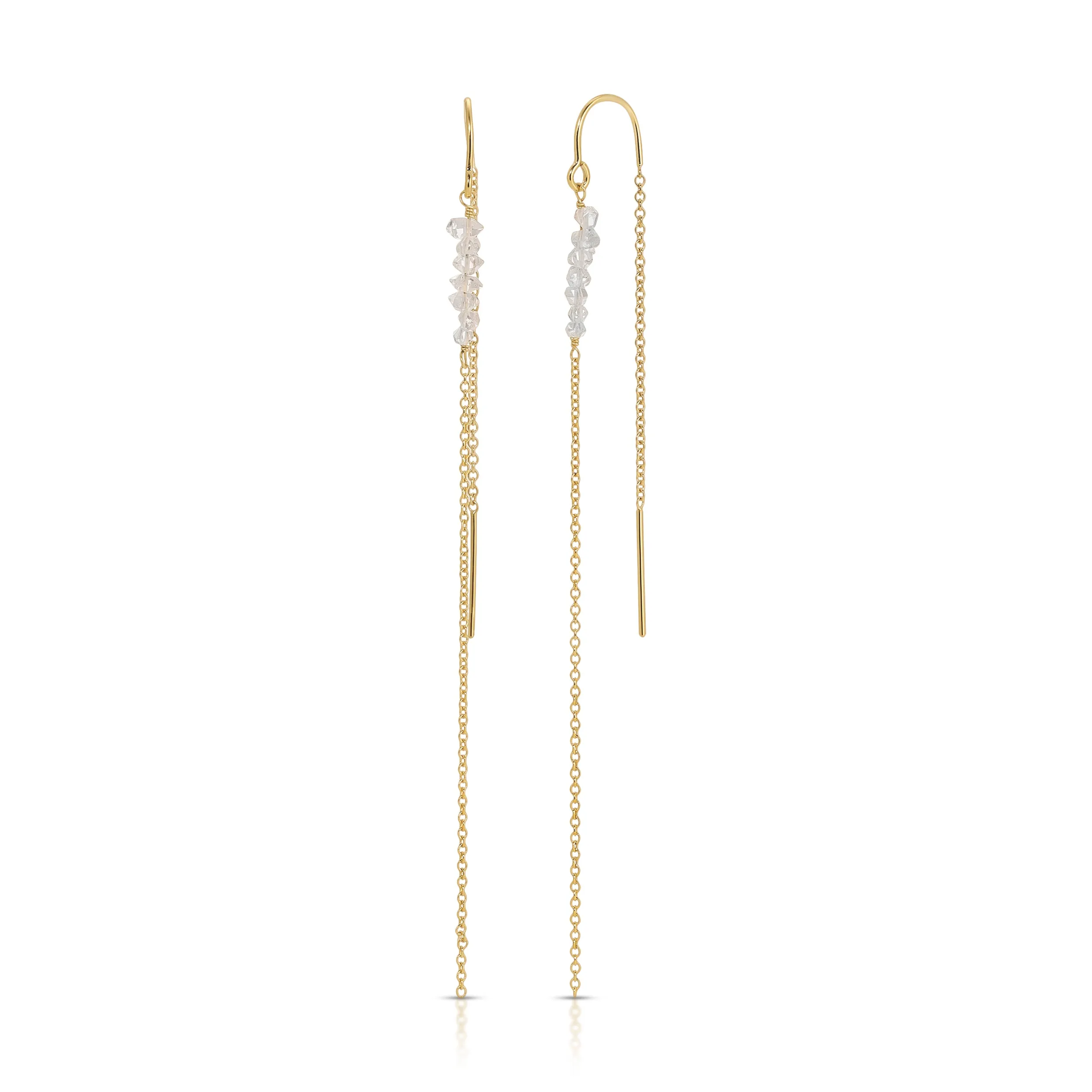 Shine On Tiny Threader Earrings