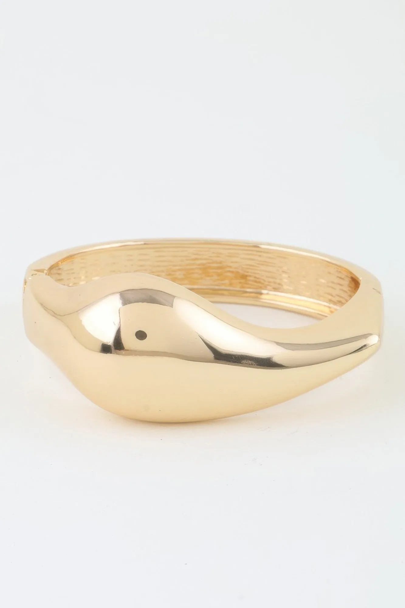 Shiny Teardrop Cuff Bracelet