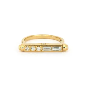 Show Your Love Engraved Narrow Flip Ring