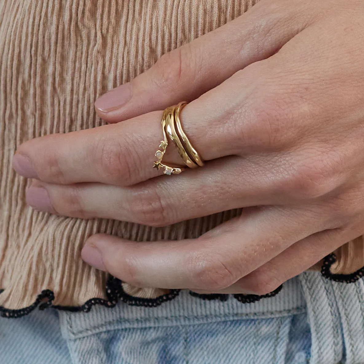 Siggy Ring in Moonstone