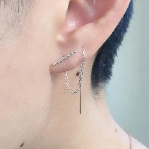 Silver Beaded T-Bar Threader