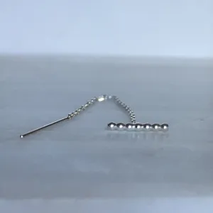 Silver Beaded T-Bar Threader