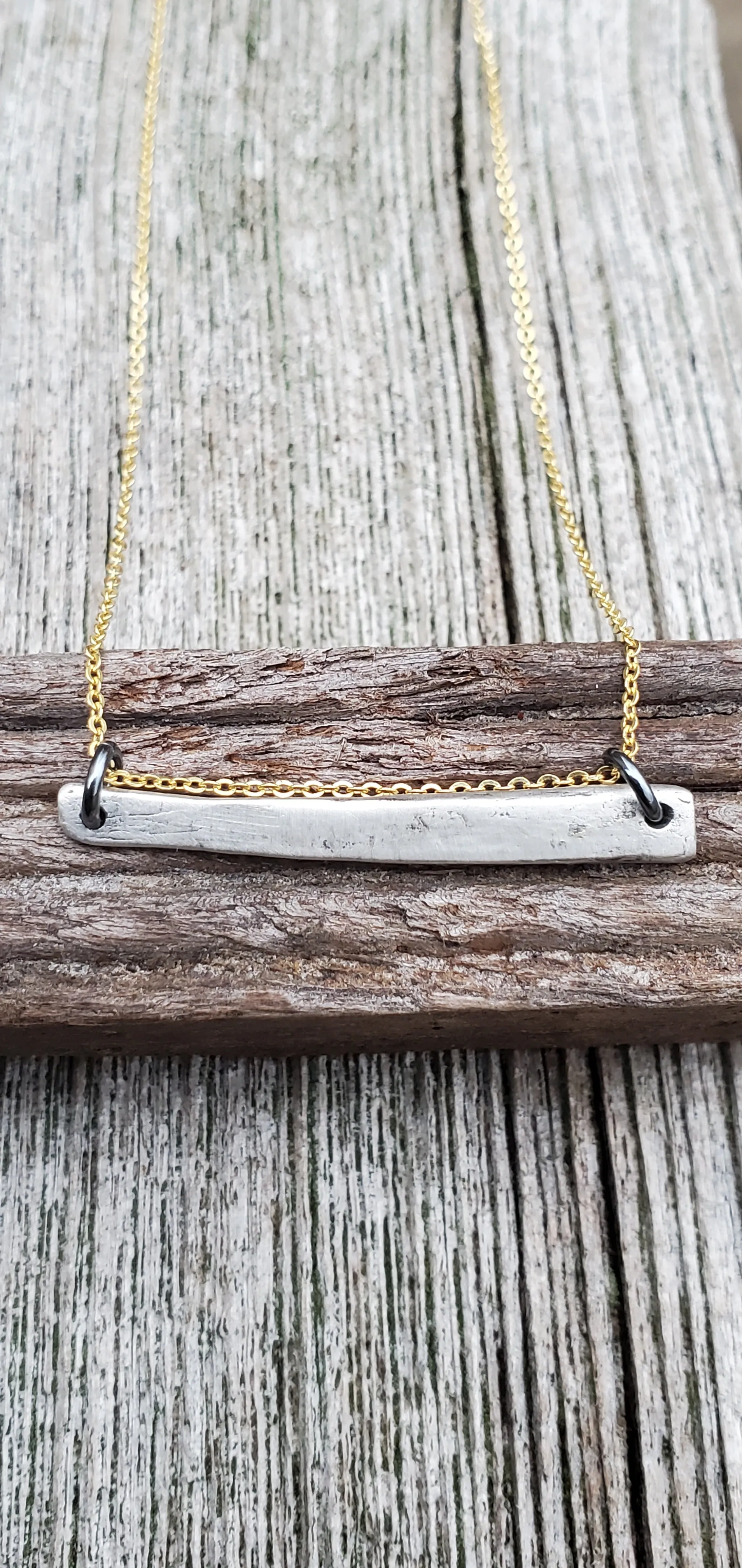 Simon & LuLu Fine Silver Bar Nk