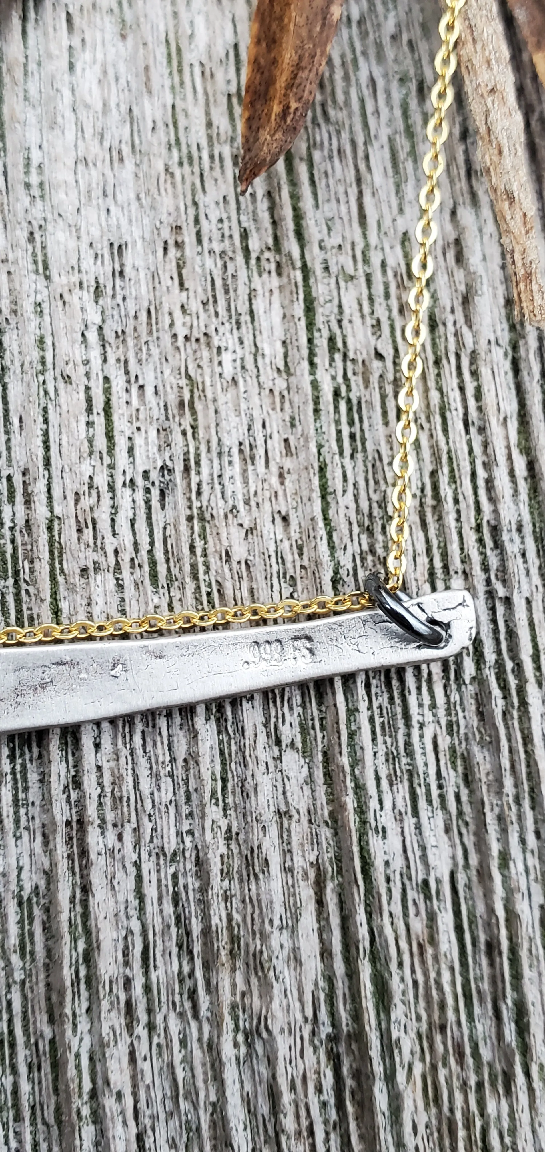 Simon & LuLu Fine Silver Bar Nk
