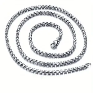 Simple Stainless Steel Necklace Chain