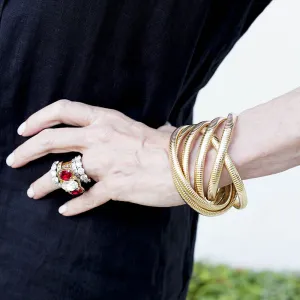 Six Row Cobra Bracelet