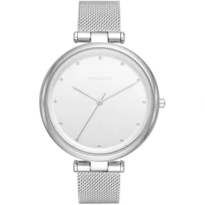 Skagen Tanja Silver Mesh Bracelet White Dial Quartz Watch for Ladies - SKW2485