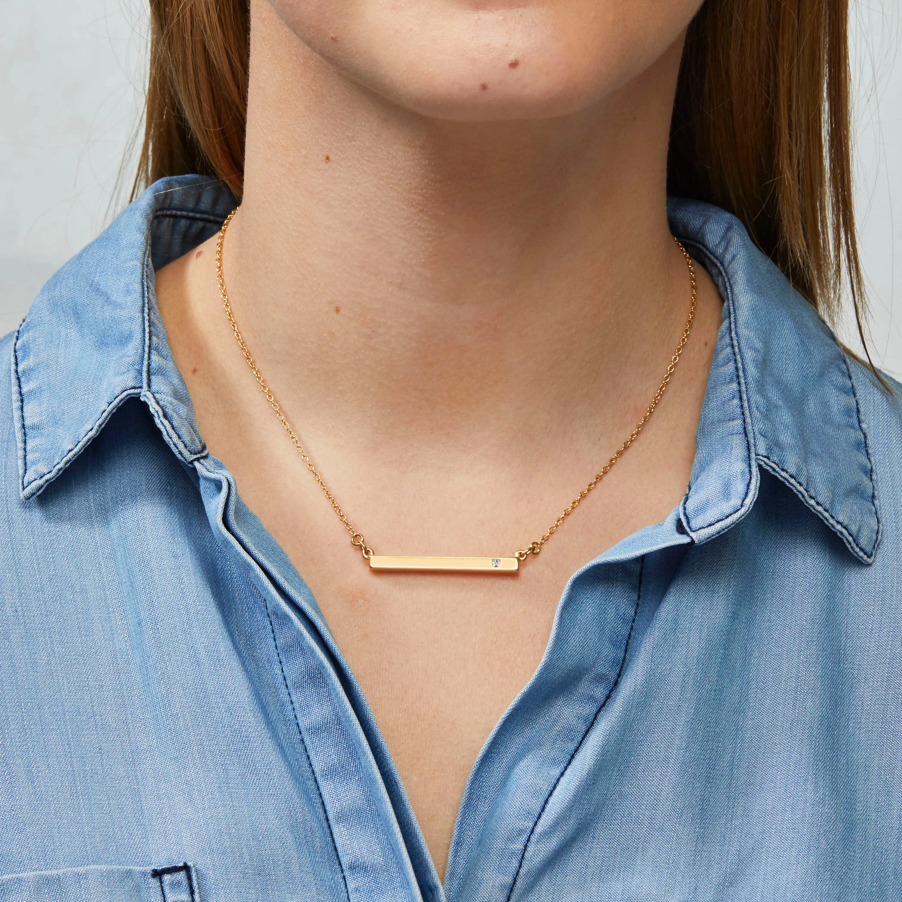 Skyler Necklace in Gold