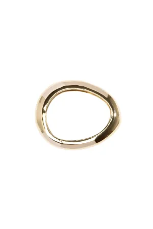 Small Rock Bangle Brass