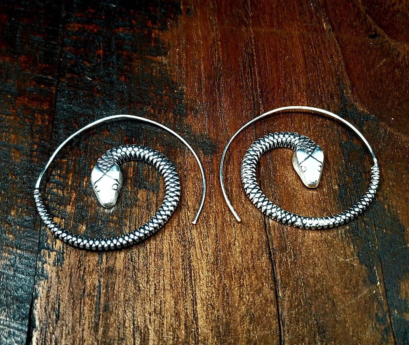 Snake Threader Earrings