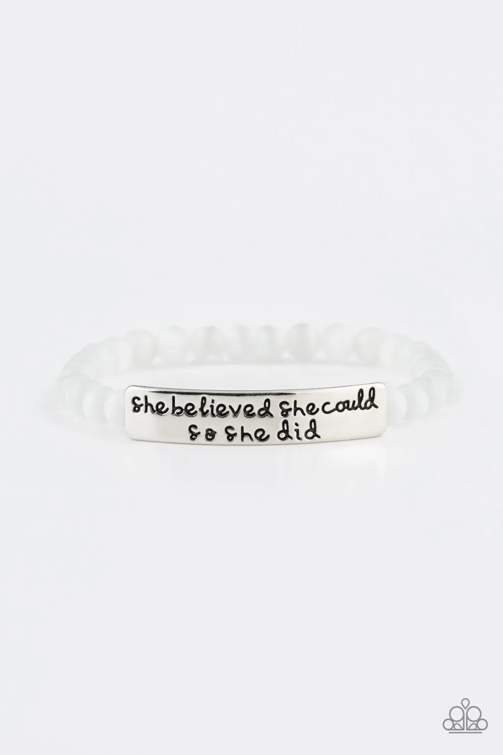 So She Did - White