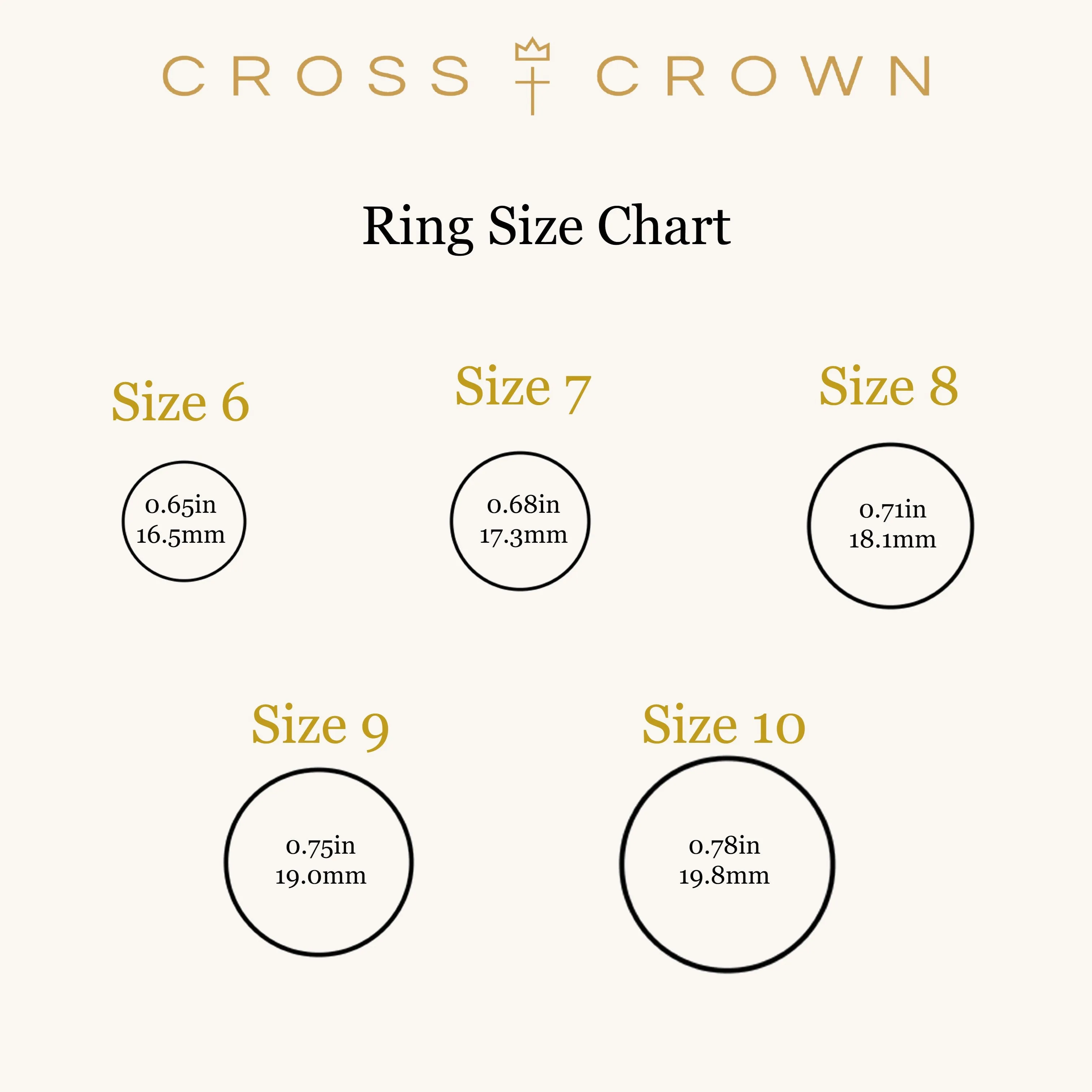 SOLID 14K YELLOW GOLD SMALL DOUBLE CROSS RING
