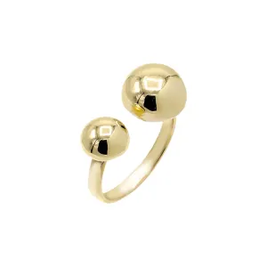Solid Open Double Ball Ring