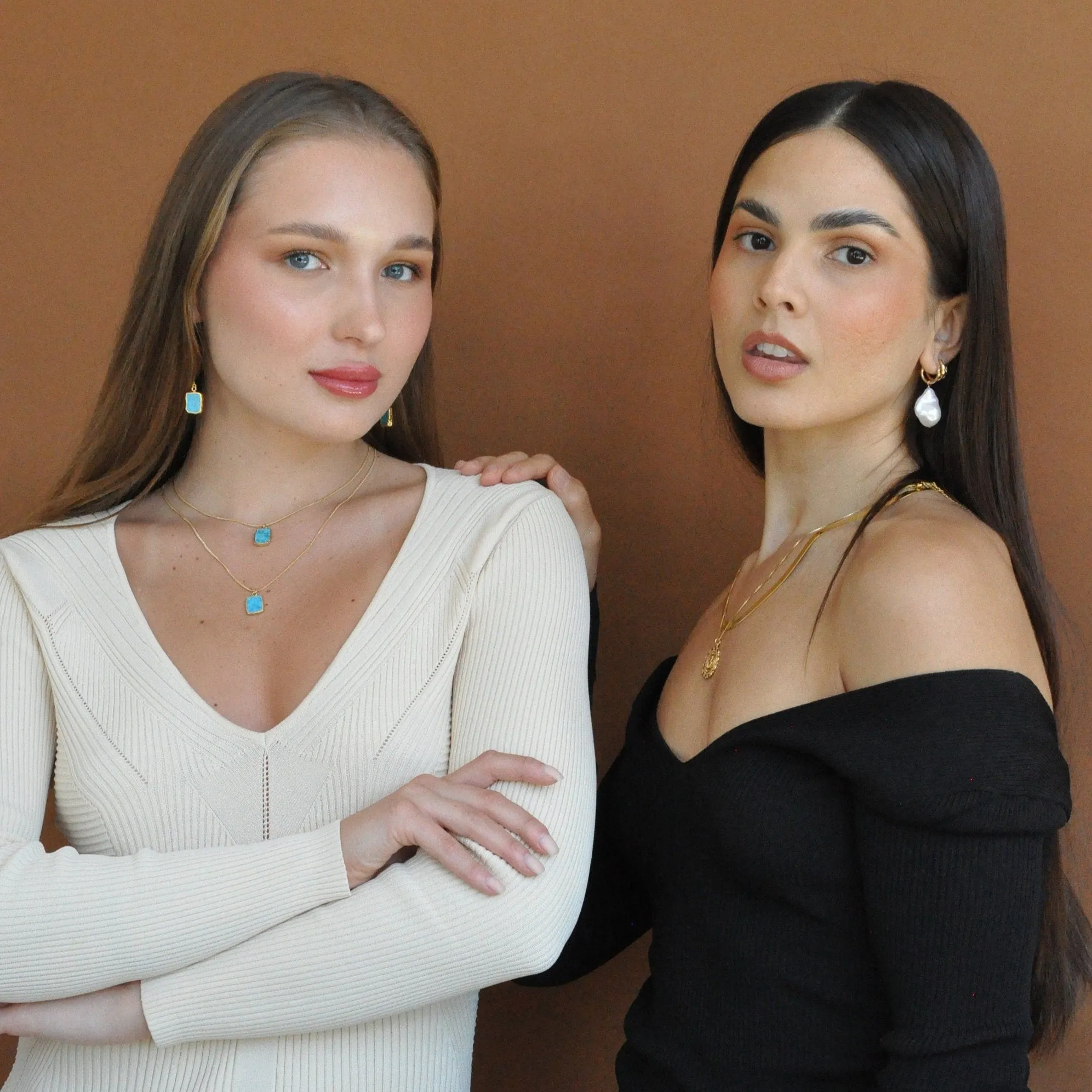 Sophia Turquoise Threader Earrings