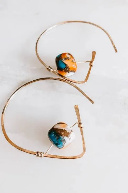 Spiny Osyter Threader Earrings