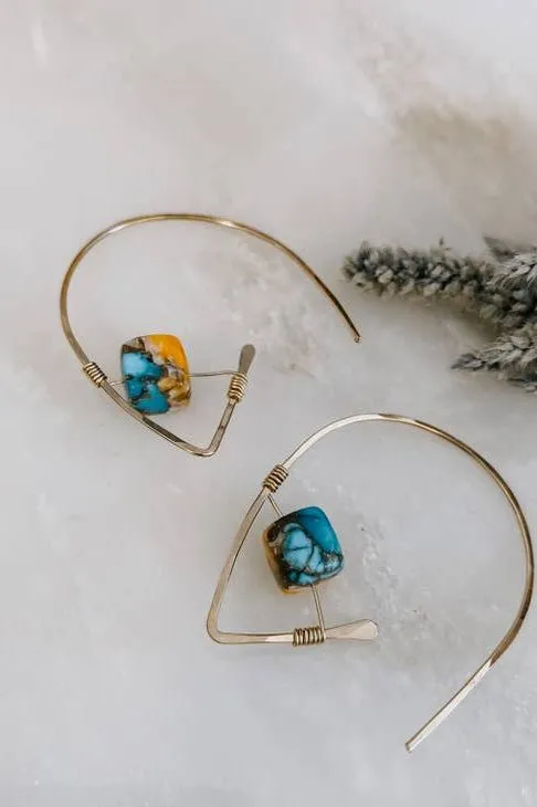Spiny Osyter Threader Earrings