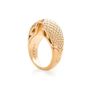 Spirit Python Stack Ring 13mm - 18K Rose Gold Vermeil