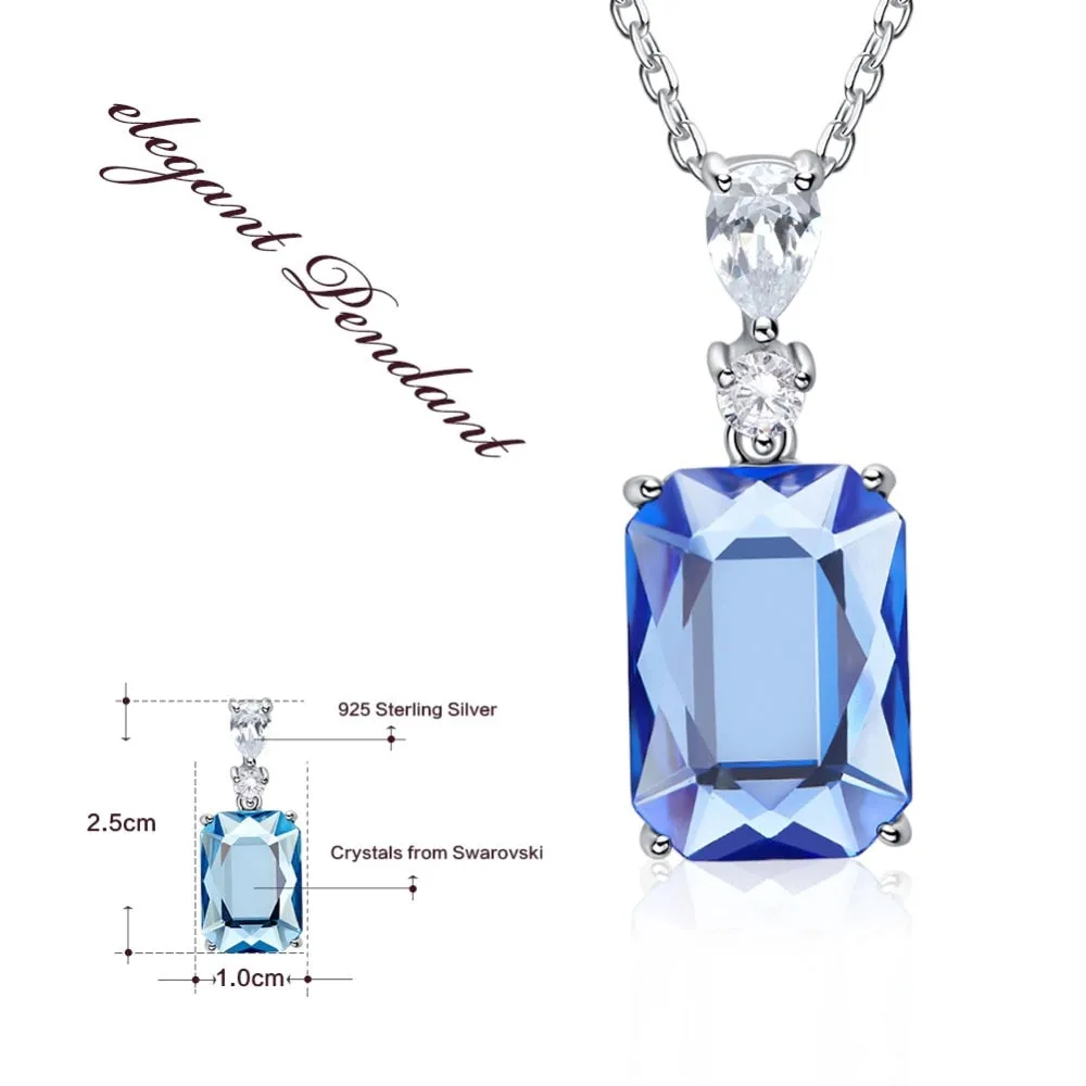 Square Gem Jewelry Set