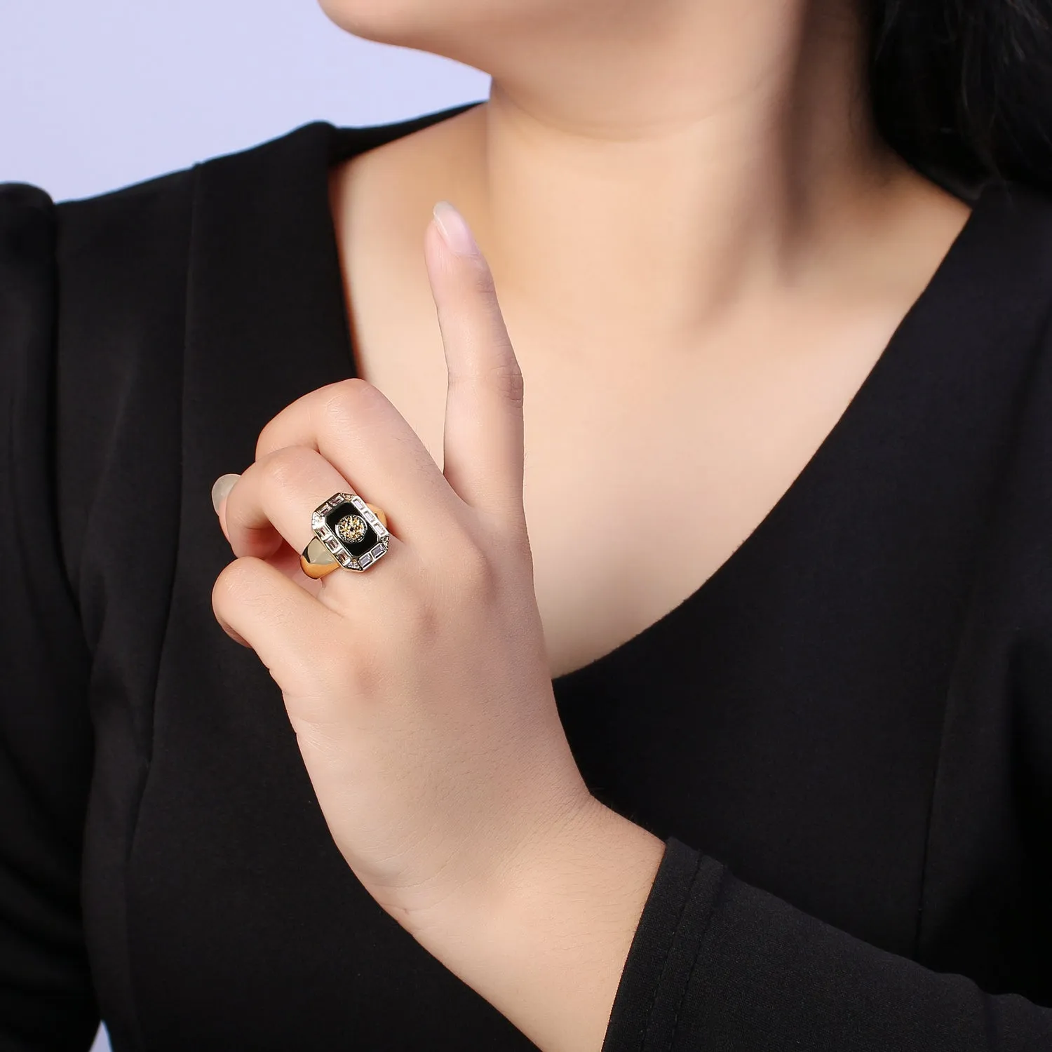 Square Lion ring, Statement ring, Enamel Leo ring, Adjustable Open Ring Lion King ring Open Adjustable U-053 U-054