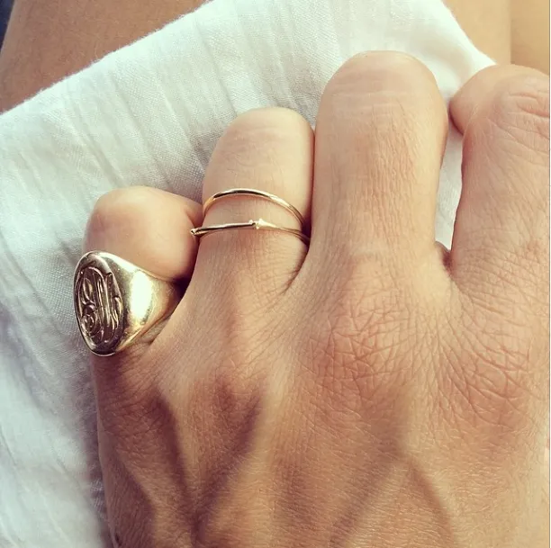 Stack Round Ring - Gold