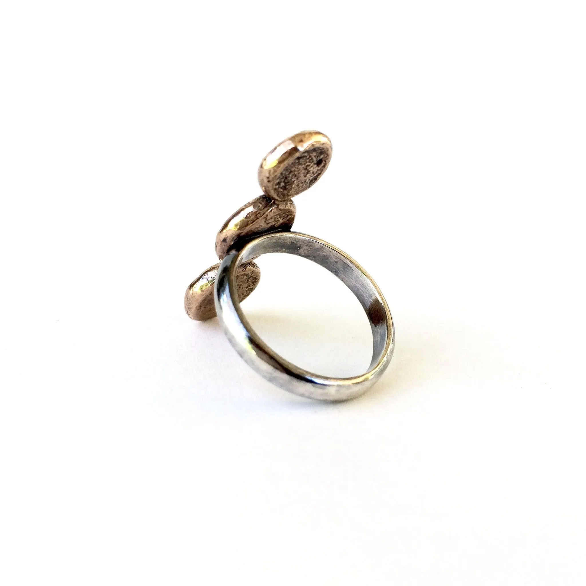 Stacked Nopal Ring