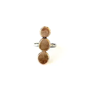 Stacked Nopal Ring