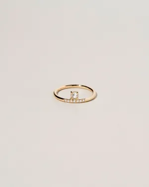 Stacked Ring - White Diamond