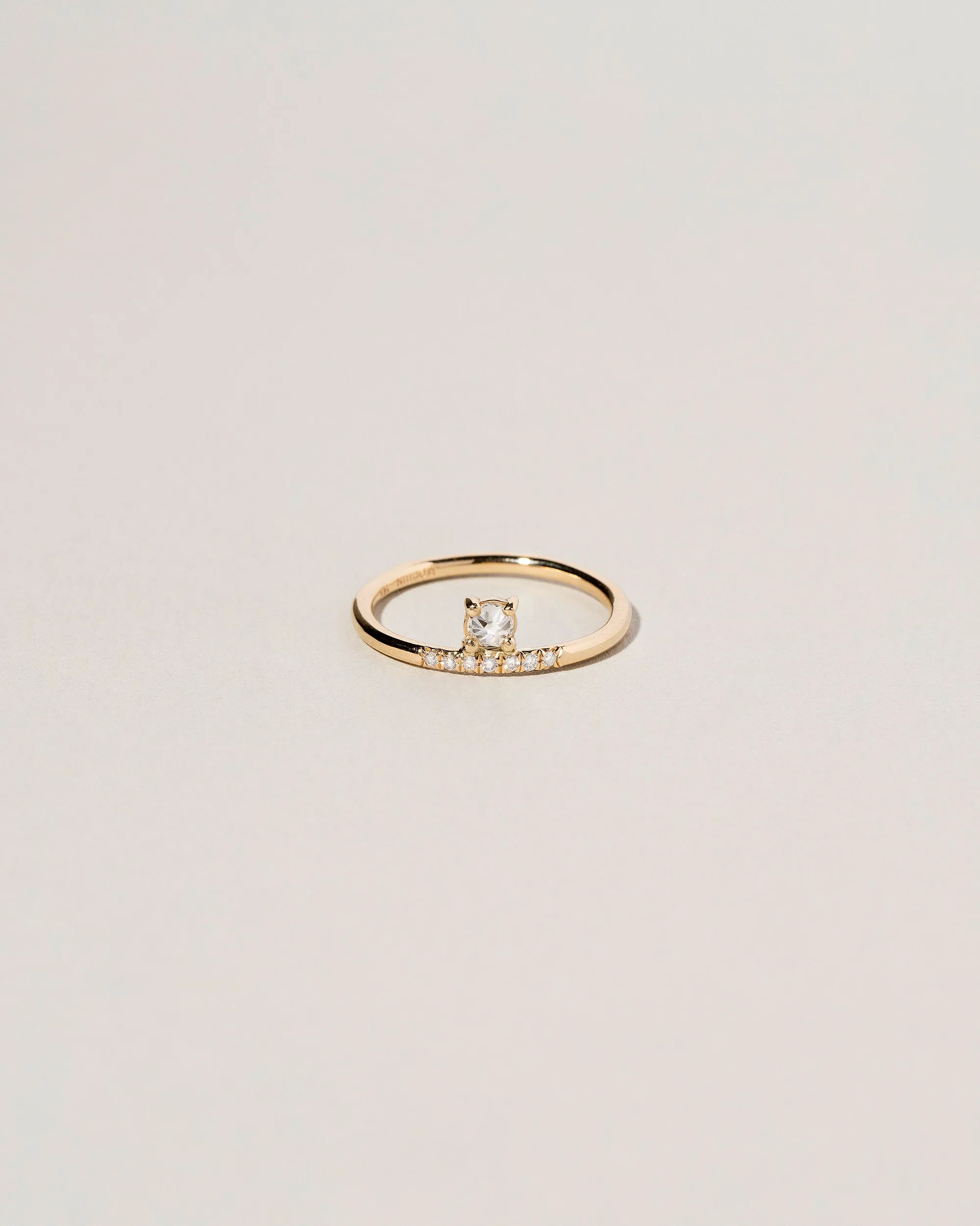 Stacked Ring - White Diamond