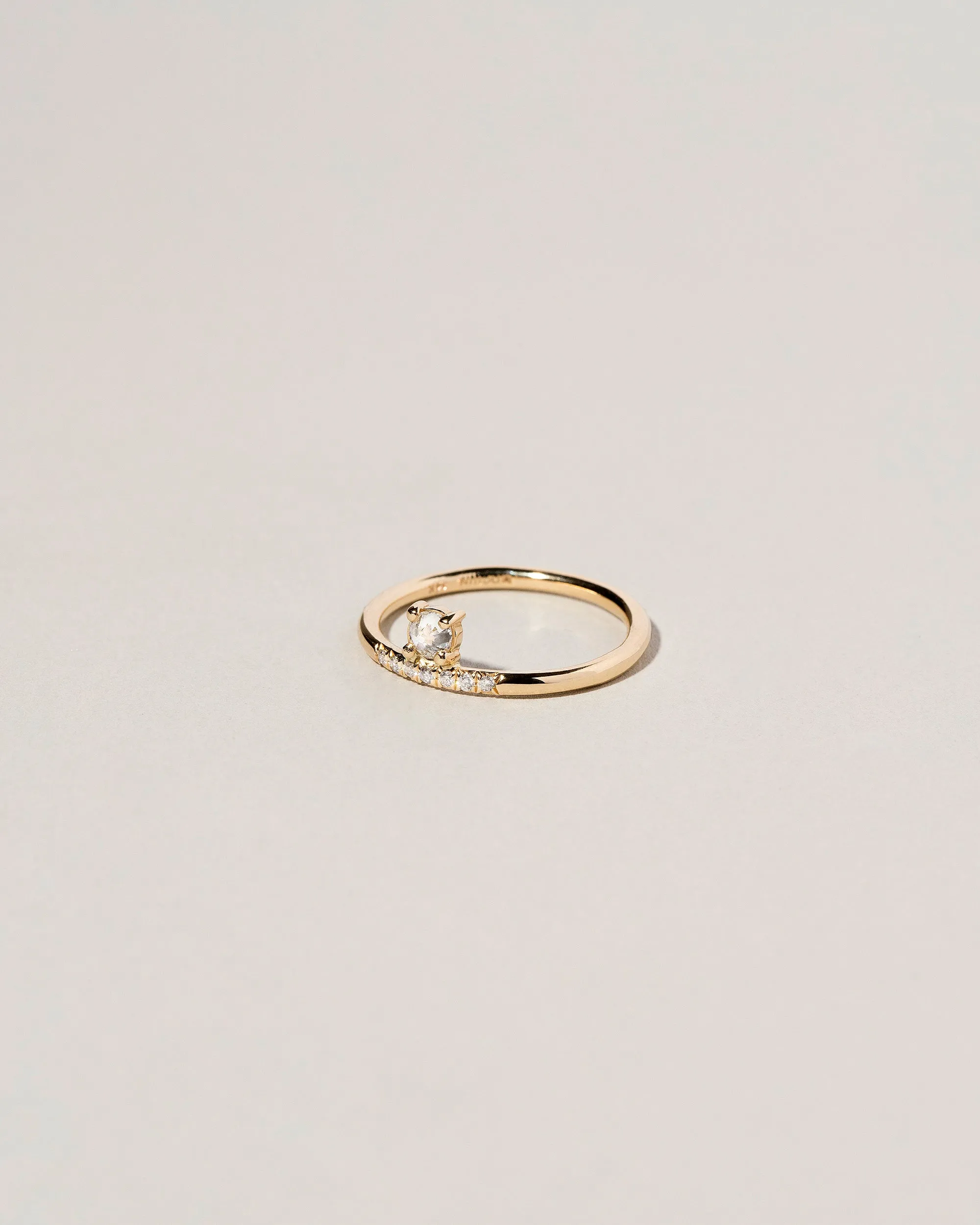 Stacked Ring - White Diamond