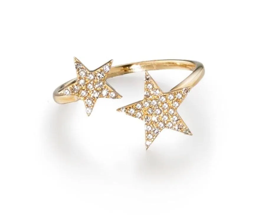 star | open ring
