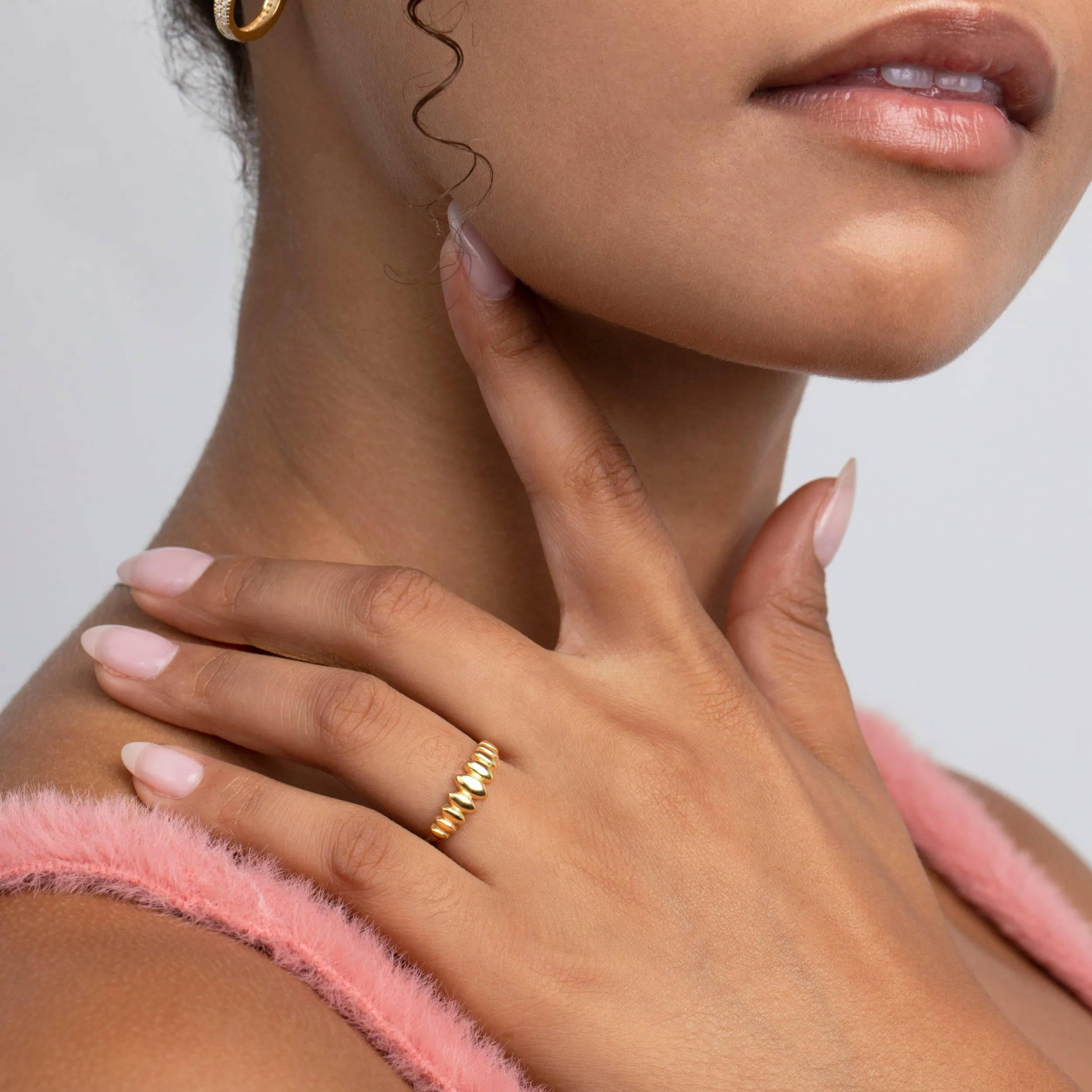 Statement Minimalist Ring - 18K Gold Vermeil