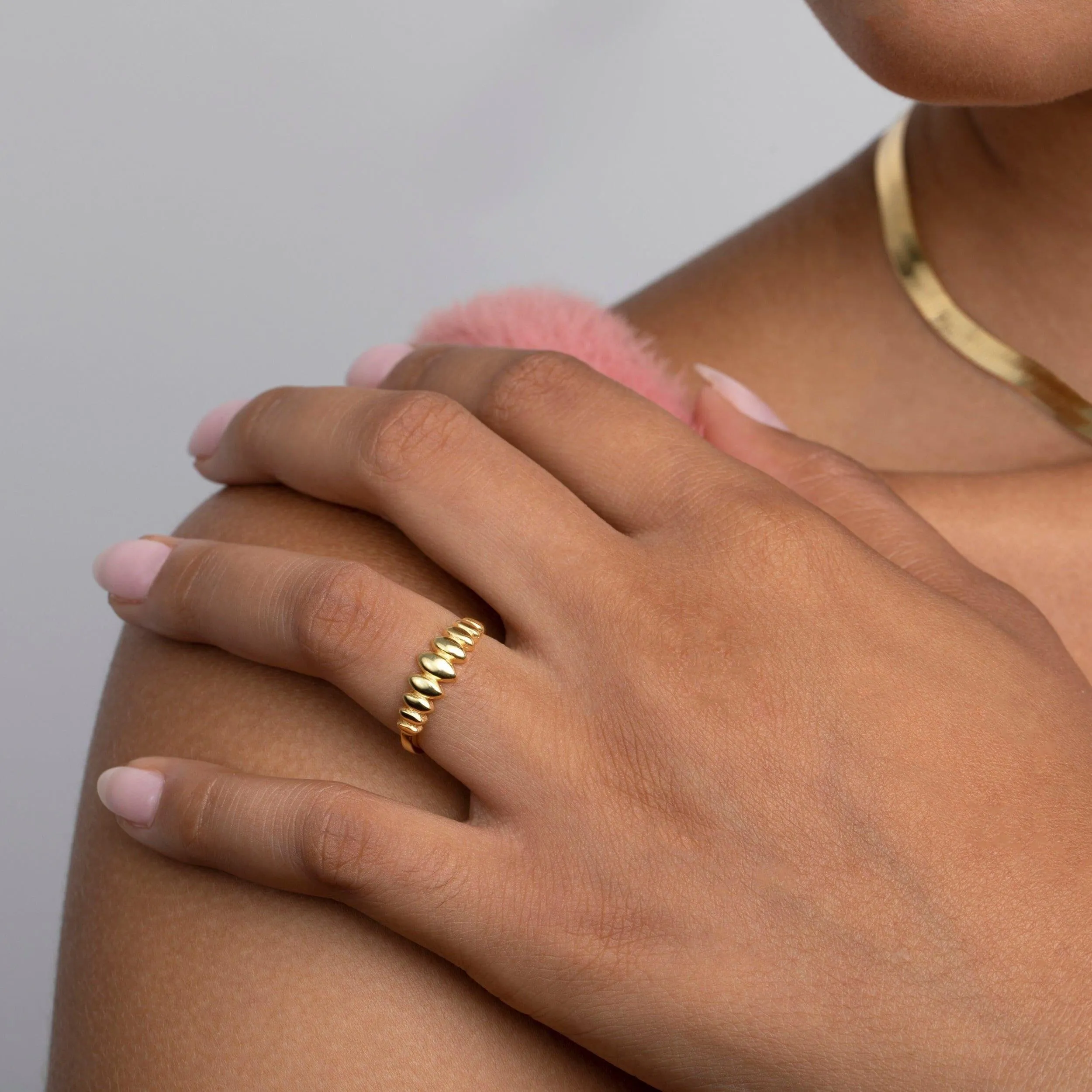 Statement Minimalist Ring - 18K Gold Vermeil