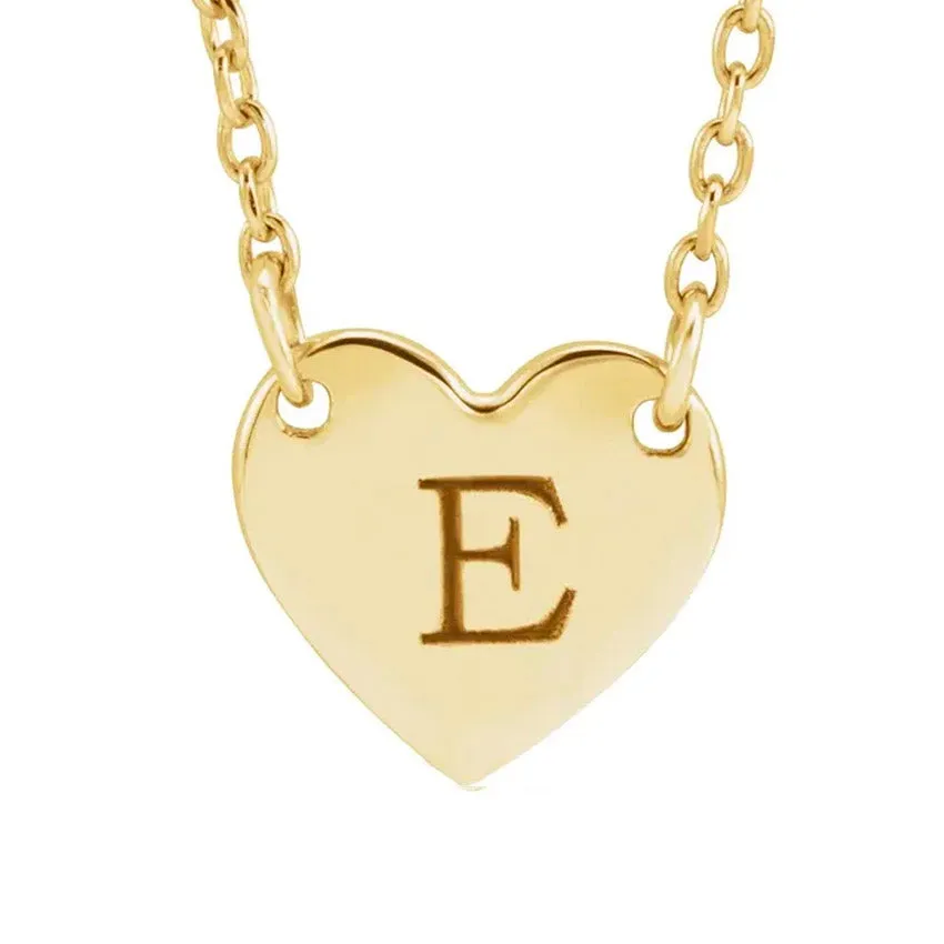 Sterling Silver 8x7.2 mm Heart 16-18" Necklace