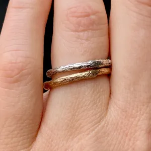 Sterling Silver Branch Band