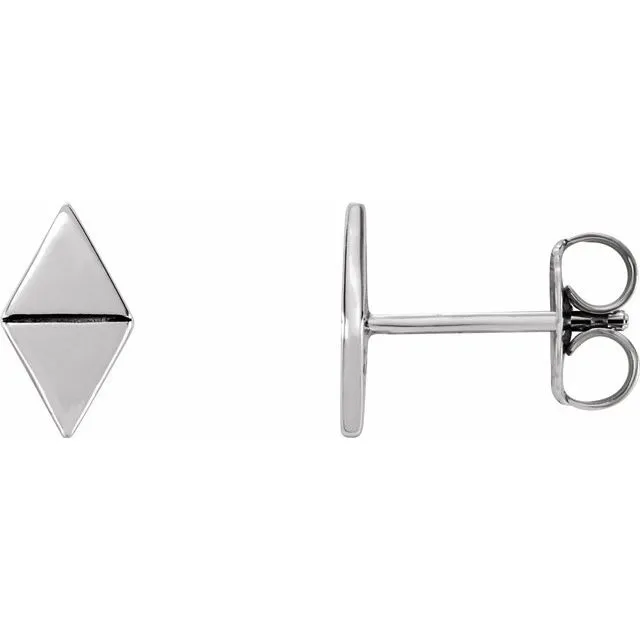 Sterling Silver Geometric Earrings