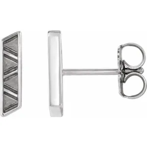 Sterling Silver Geometric Earrings
