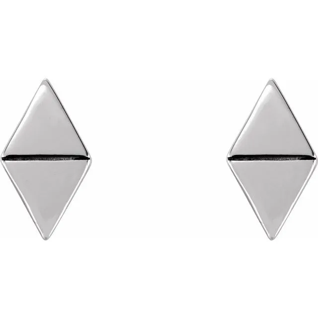 Sterling Silver Geometric Earrings
