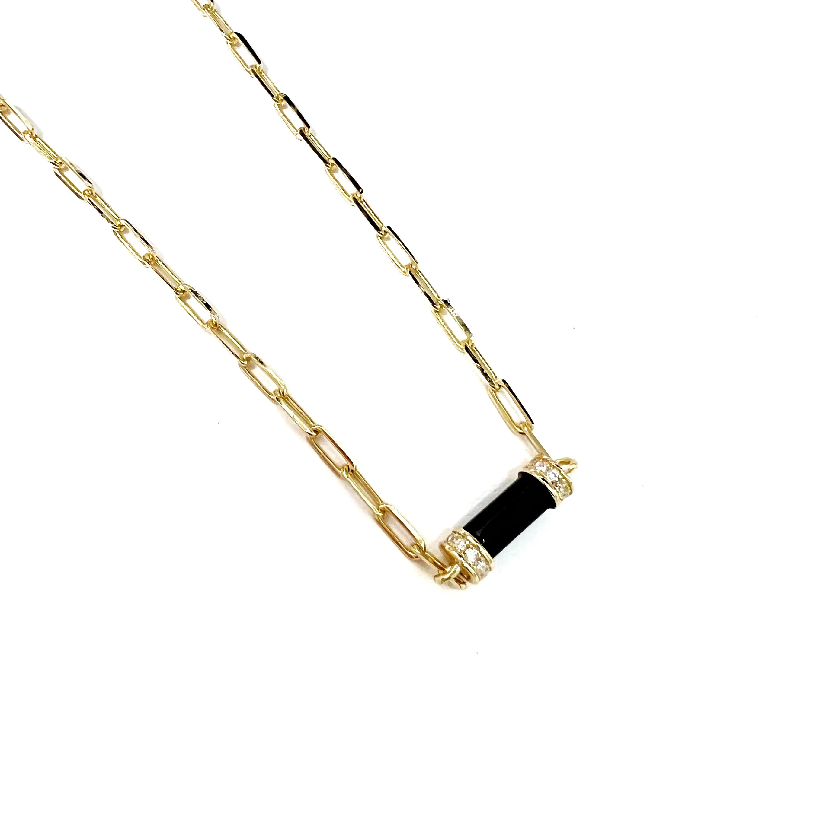 Stone Bar Necklace