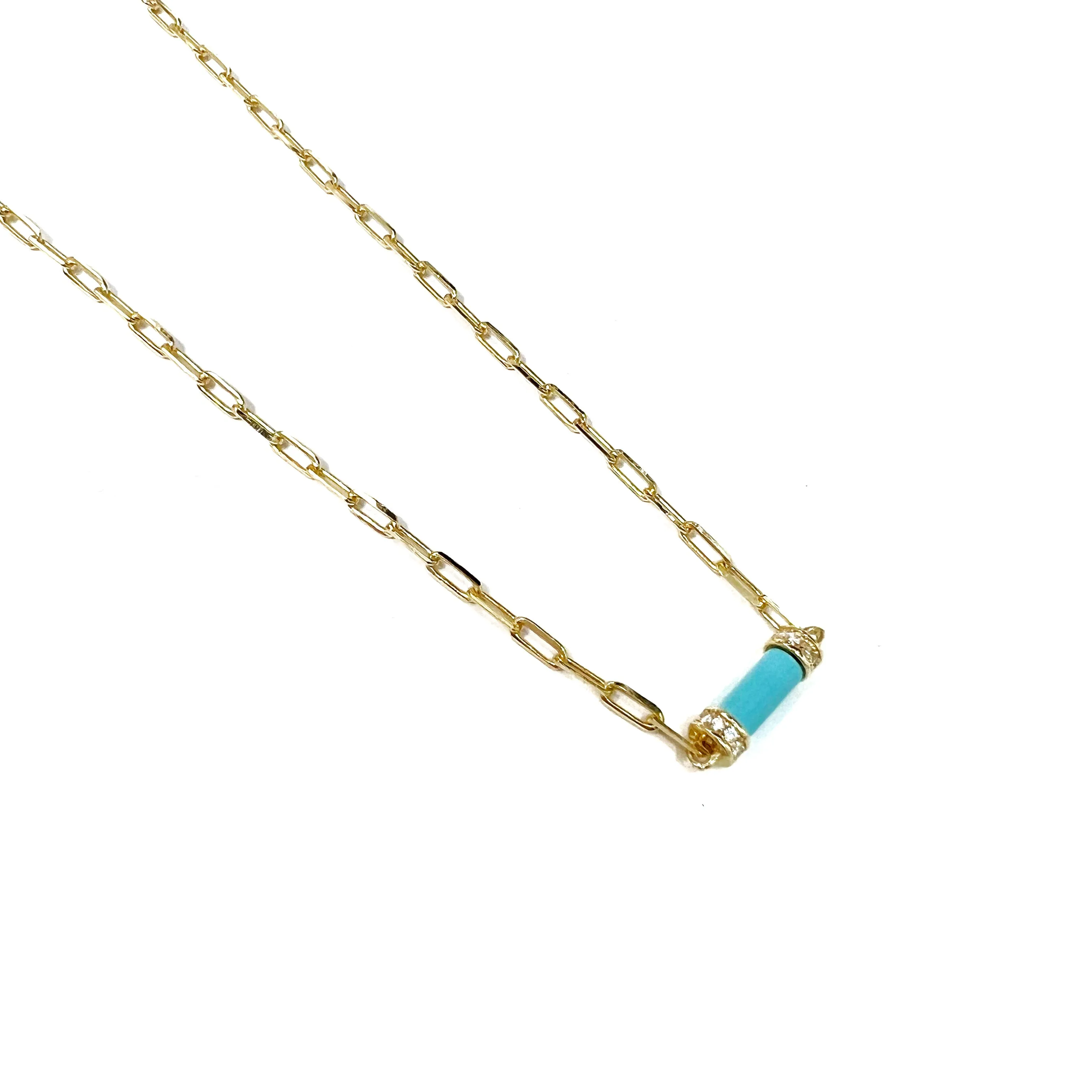 Stone Bar Necklace
