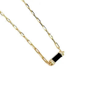 Stone Bar Necklace