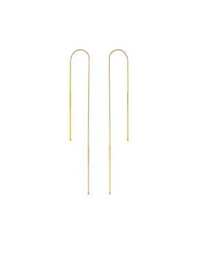 Straight Laced Threader Earrings